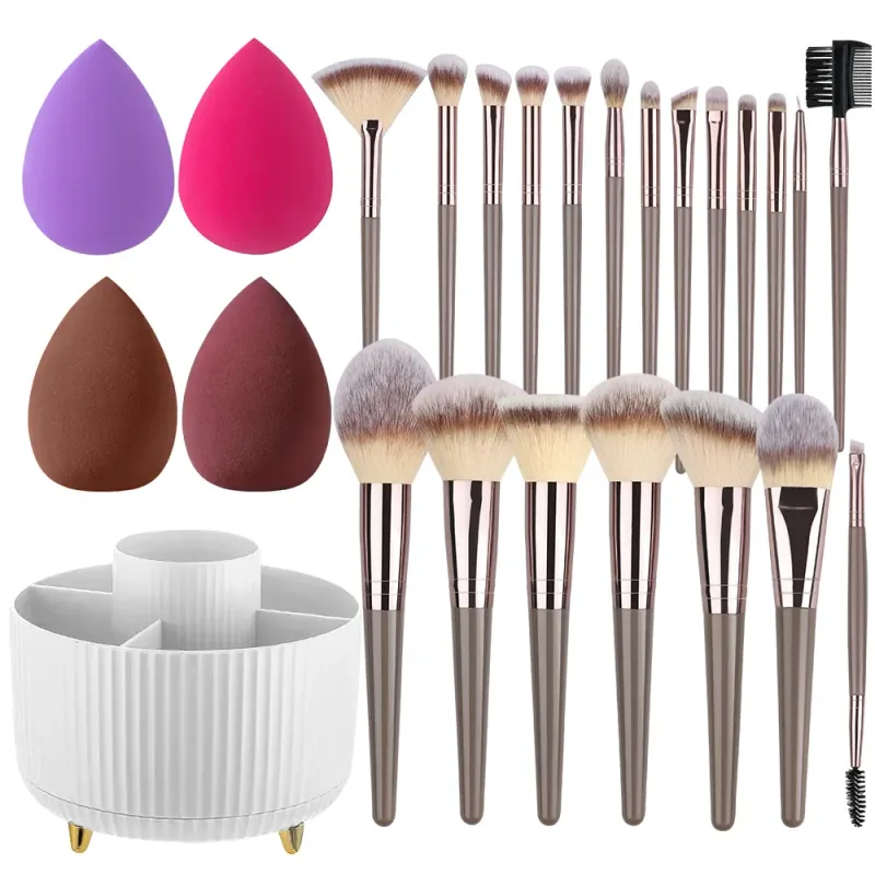 NEW 1-20PCS Makeup Brushes Set Foundation Blush Powder Concealers Eyeshadow Soft and Fluffy Female Cosmetic Beauty Tools Storage — image 15