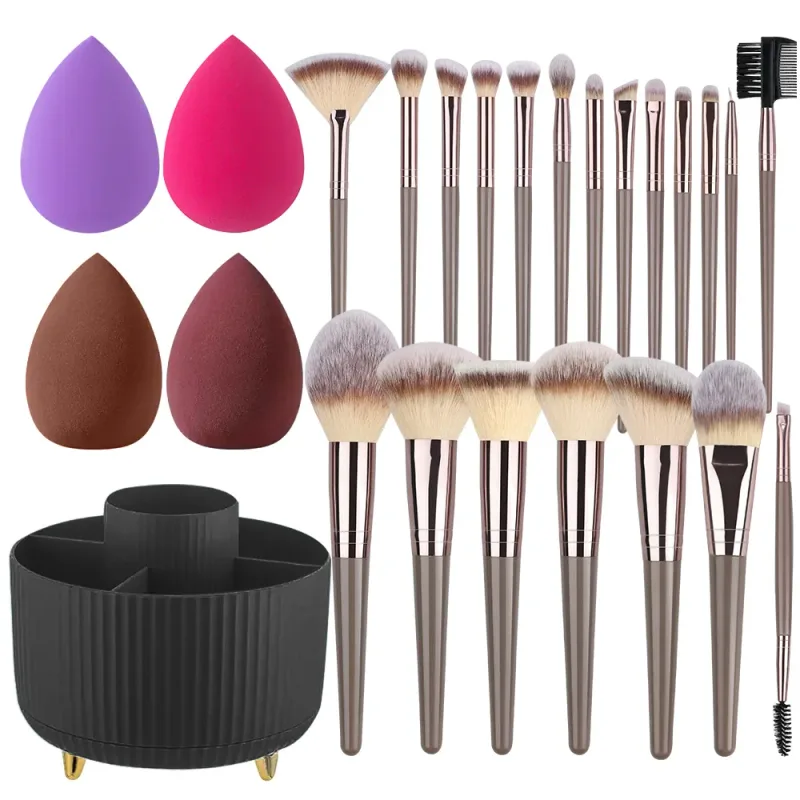 NEW 1-20PCS Makeup Brushes Set Foundation Blush Powder Concealers Eyeshadow Soft and Fluffy Female Cosmetic Beauty Tools Storage — image 17