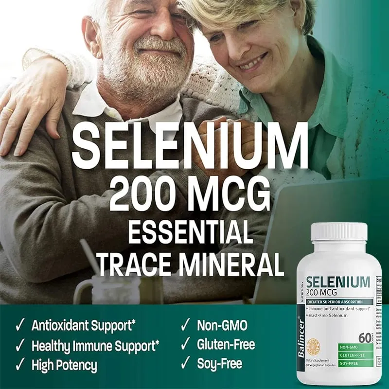 Balincer 200mcg Mineral Antioxidant Supplement with Selenium - Supports Immune Overall Health - Non-GMO Easy to Absorb — image 6