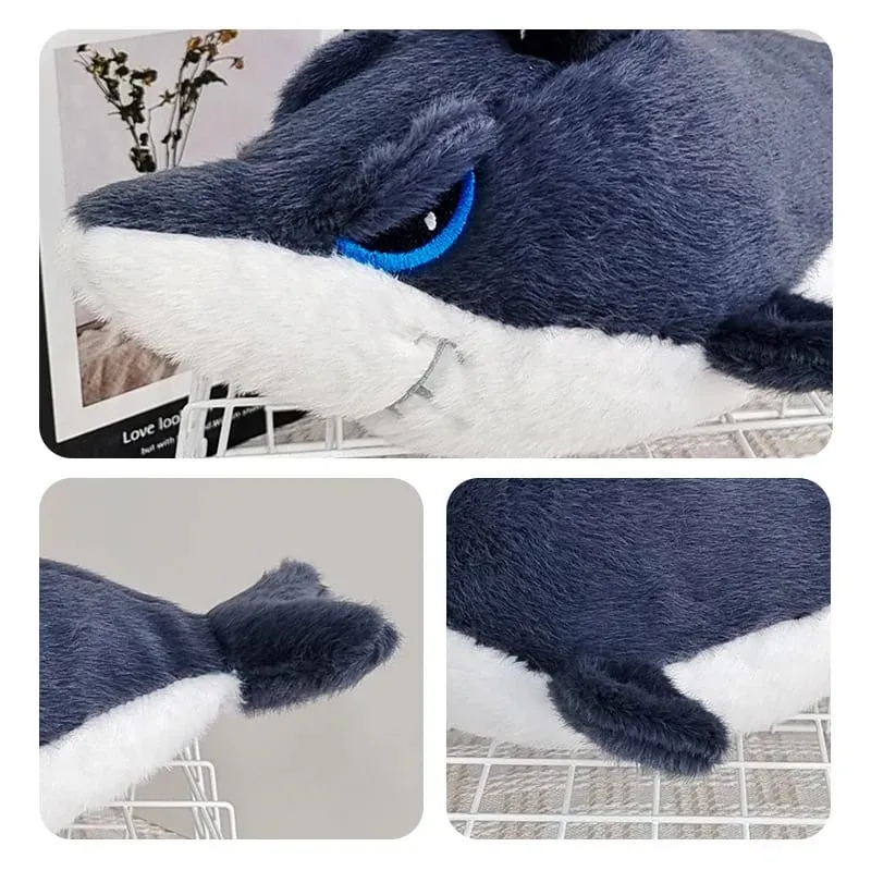 Πειρατής Great White Shark βελούδινη κούκλα στολίδι Καναπές κρεβατοκάμαρας Μαξιλάρι καρχαρίας Λούτρινο παιχνίδι Χριστουγεννιάτικο δώρο γενεθλίων για παιδιά — image 4