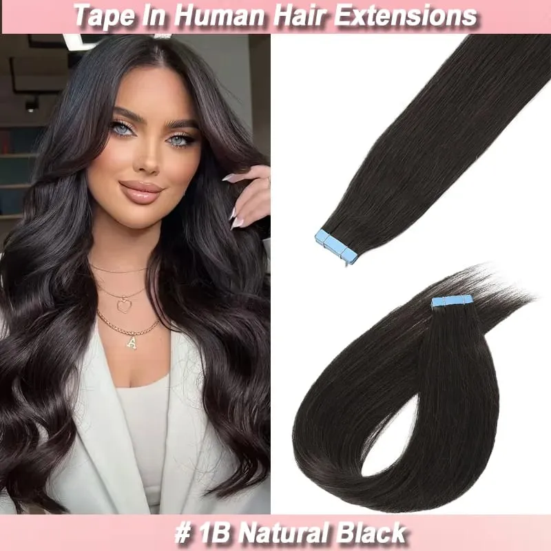 20Pcs/Pack Tape In Human Hair Extensions