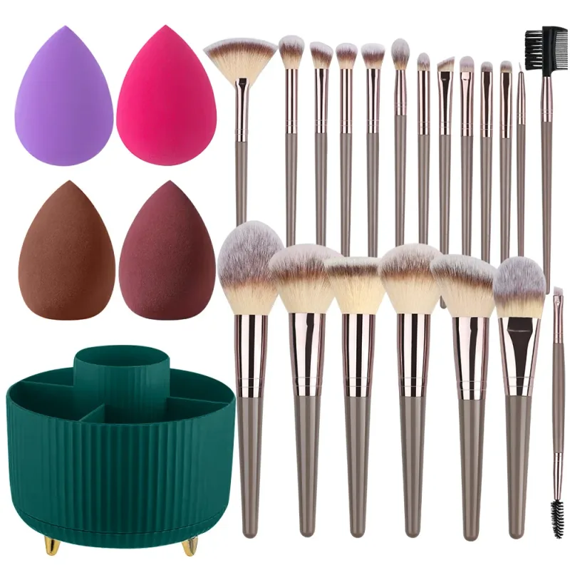 NEW 1-20PCS Makeup Brushes Set Foundation Blush Powder Concealers Eyeshadow Soft and Fluffy Female Cosmetic Beauty Tools Storage — image 16