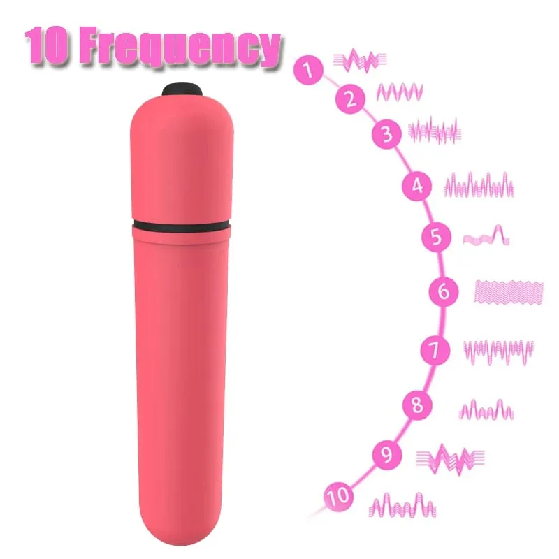 Mini Bullet Vibrator for Women 10 Speed Clitoris Stimulator Dildo Vibrator Ερωτικά Παιχνίδια για Γυναίκα Προϊόντα Ενηλίκων Μηχανή σεξ — image 15