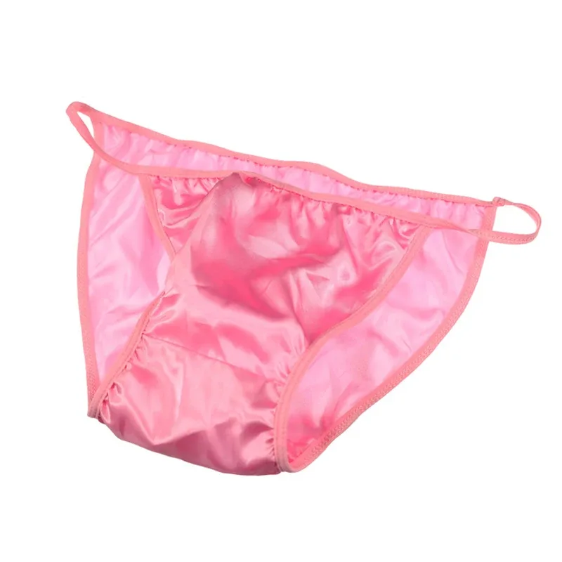 Hot Sexy Low-Waist Men Smooth Nylon Underpants Panties Briefs Underwear 1090