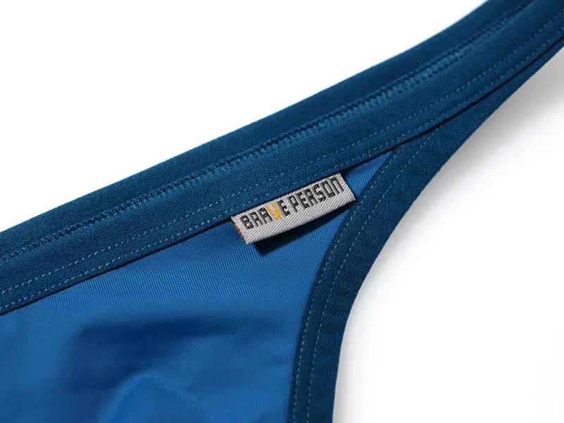 Men's Breathable Quick-Dry Fabric Thong Comfortable Briefs Low-Rise Underwear Sexy Innerwear Fashionable Brave Person — image 15