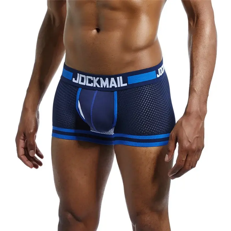 cotton mesh panlalaking damit na panloob fashion low-waist briefs shorts sports casual boxer trunks