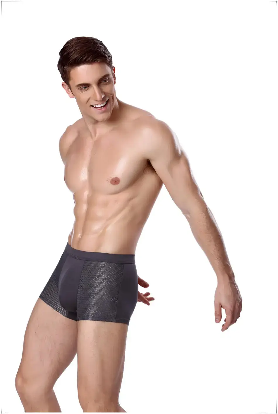 8 pçs/lote roupa interior boxer shorts masculinos malha verão homem sexy quente bolsa calcinha tamanhos grandes 5xl 6xl 7xl 8xl troncos — image 7
