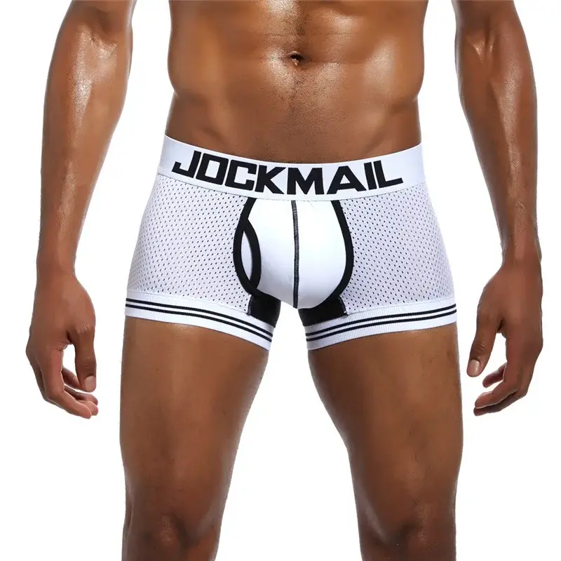 cotton mesh panlalaking damit na panloob fashion low-waist briefs shorts sports casual boxer trunks