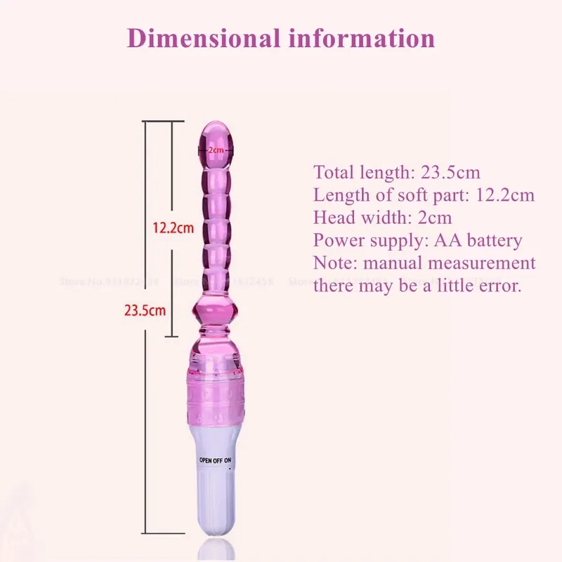 Anus Backyard Beads Anal Balls Long Anal Plug With Vibrating Prostata Massage Butt Plug Sex Toys for Women Men Adults Products — image 4