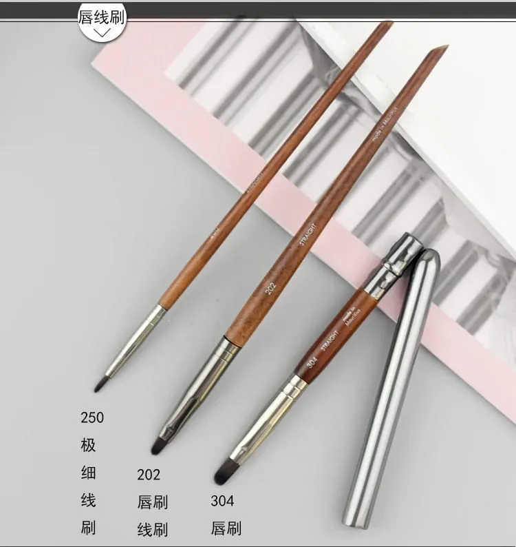 Ensemble complet de pinceaux de maquillage pour les yeux en bois naturel, kit de maquillage Pro pour fard à paupières, surligneur, sourcils, lèvres, cils, pratique — image 29