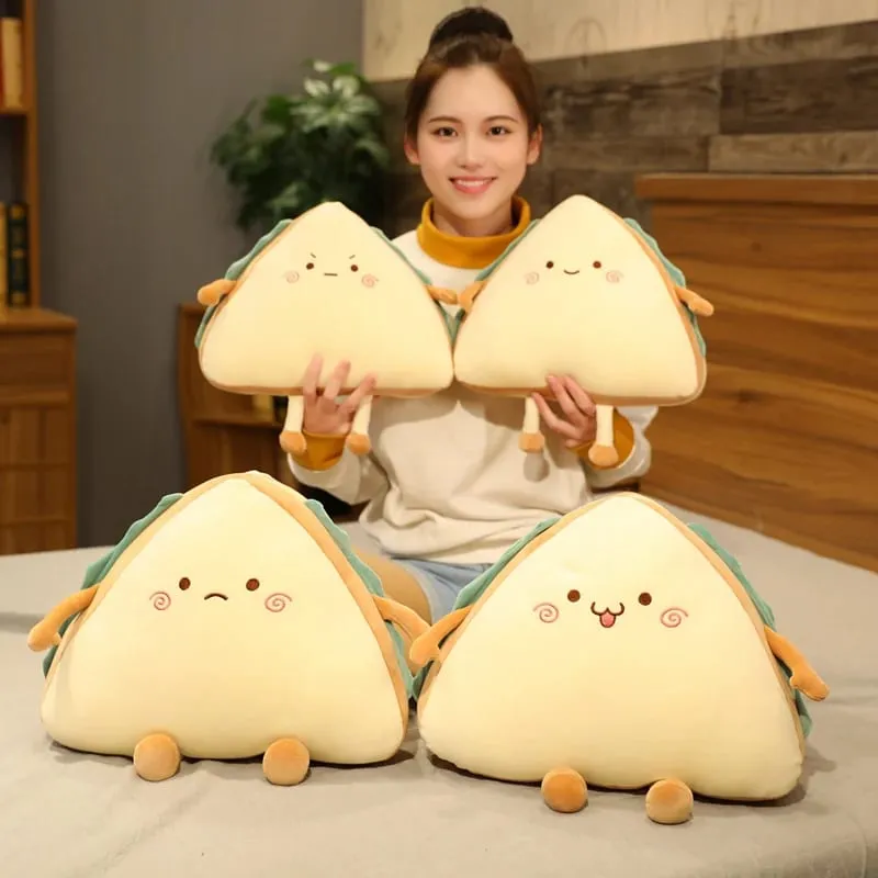 30/40 ס"מ Kawaii רך עוגת סנדוויץ' כרית צעצוע כרית ביתית יצירתית כרית משרד כרית פשוטה מתנות יום הולדת לילד — image 2