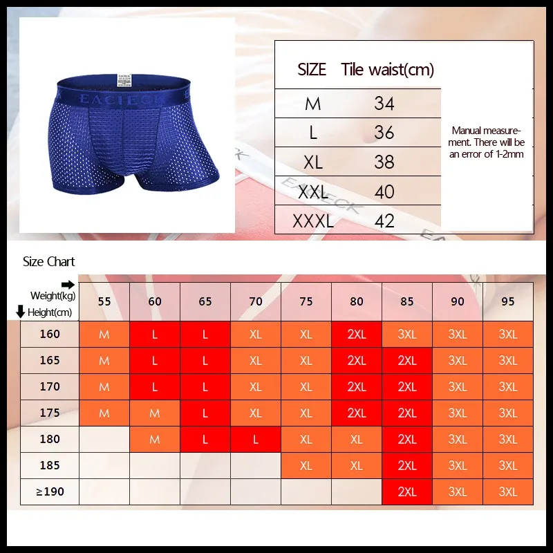 Märke Silk Hollow New Herr Boxers Underkläder Herr Boxer Ropa Interio Man Penis Cueca Masculina Storlek M-3XL E248 — image 7