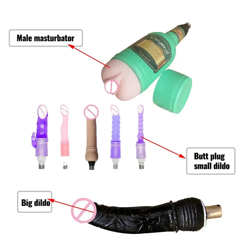 Strong Motor Automatic Vibartor Sex Machine with Dildo Attachments Adjustable Gun Love Machine Sex Toys for Man Women Adult Game — image 2