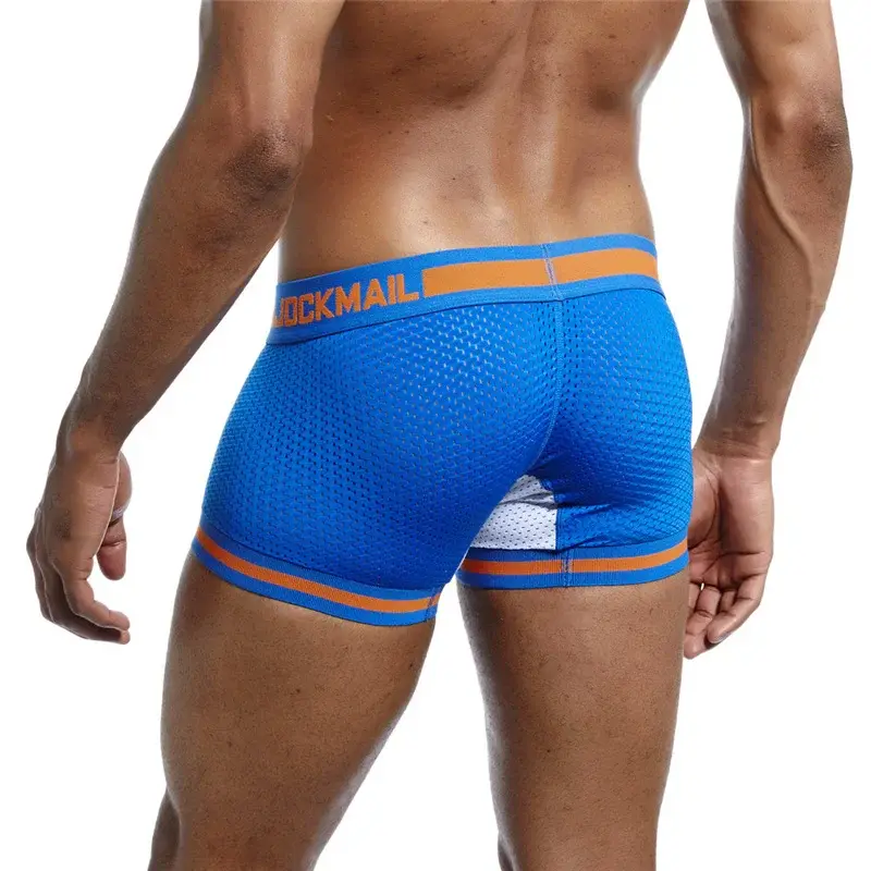 cotton mesh panlalaking damit na panloob fashion low-waist briefs shorts sports casual boxer trunks