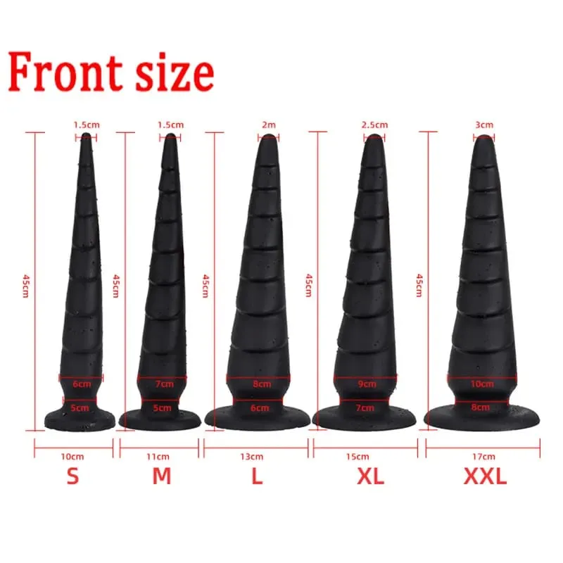 Hatalmas szilikon anális dugó, hosszú, nagy fenékdugó tapadókoronggal Anális szexjátékok Hüvelyvégbélnyílás Erotikus termékek férfiaknak, nőknek — image 4