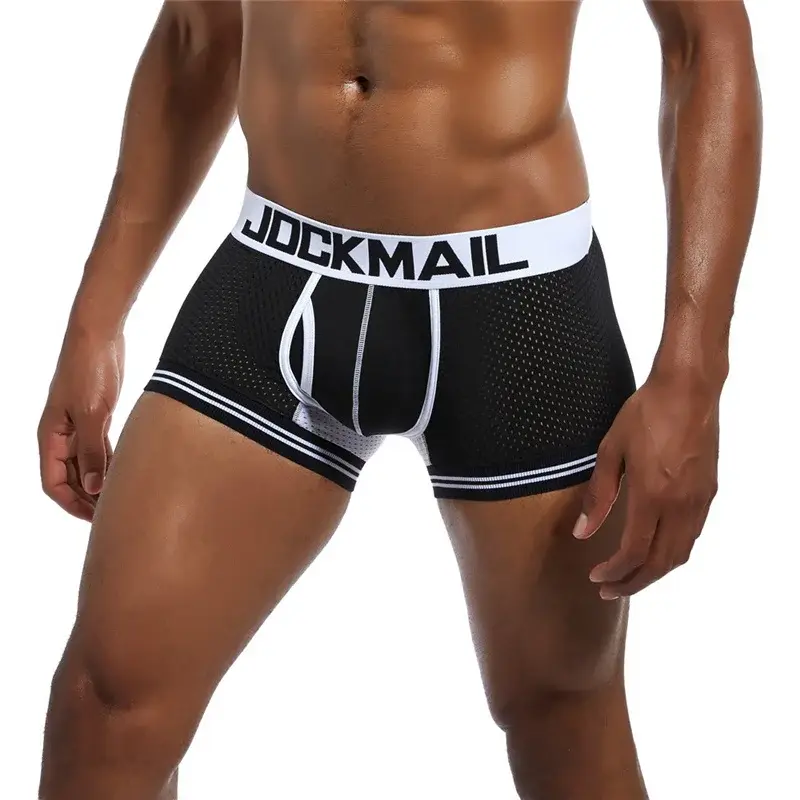 cotton mesh panlalaking damit na panloob fashion low-waist briefs shorts sports casual boxer trunks
