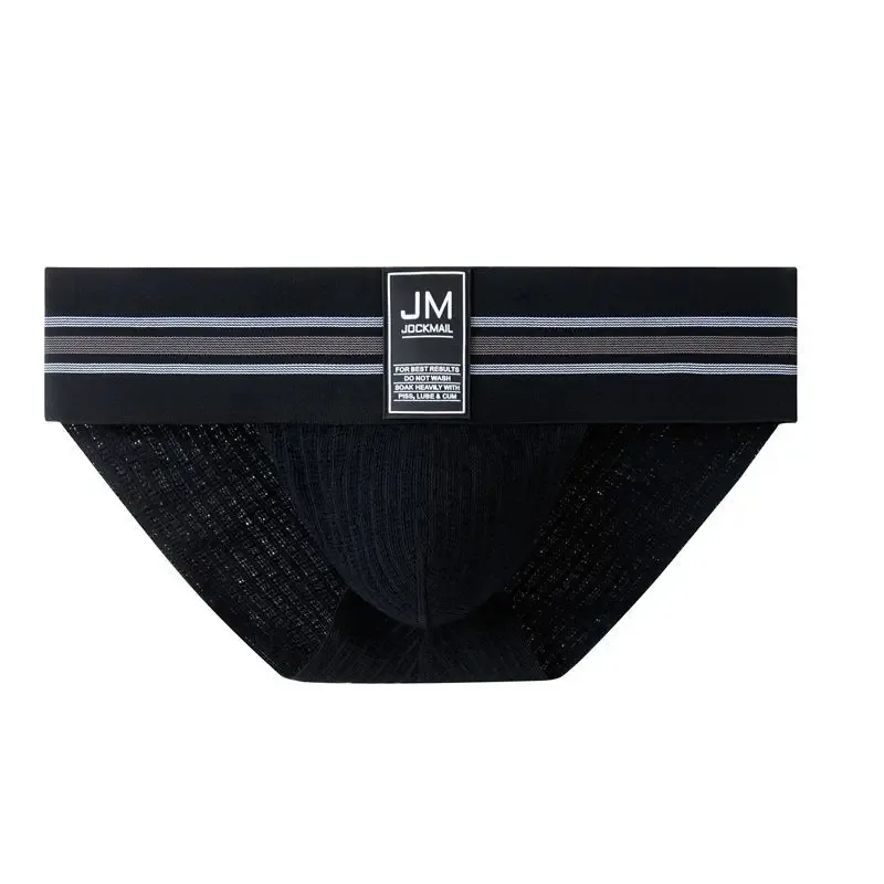JOCKMAILcuecas De Algodao Masculina Super Wide Waist, Tide High Fork Briefs, High Elasticity Fitness Breathable Men Underground — image 34