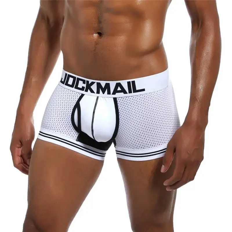 cotton mesh panlalaking damit na panloob fashion low-waist briefs shorts sports casual boxer trunks