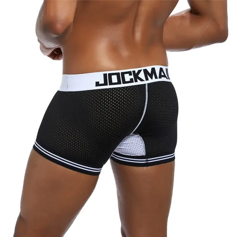 cotton mesh panlalaking damit na panloob fashion low-waist briefs shorts sports casual boxer trunks
