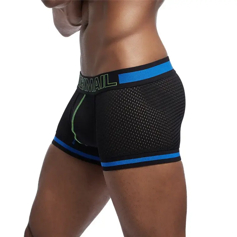cotton mesh panlalaking damit na panloob fashion low-waist briefs shorts sports casual boxer trunks