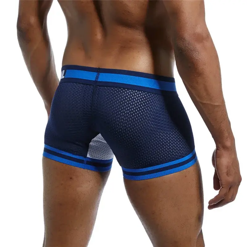 cotton mesh panlalaking damit na panloob fashion low-waist briefs shorts sports casual boxer trunks