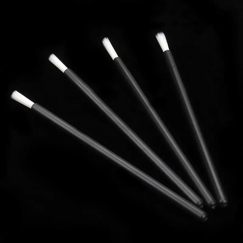 50 Pcs Disposable Nylon Lip Brush Lipstick Lip Glossy Wands Clean Applicator Lip Eyeshadow Gloss Brushes Cosmetic Makeup Tools