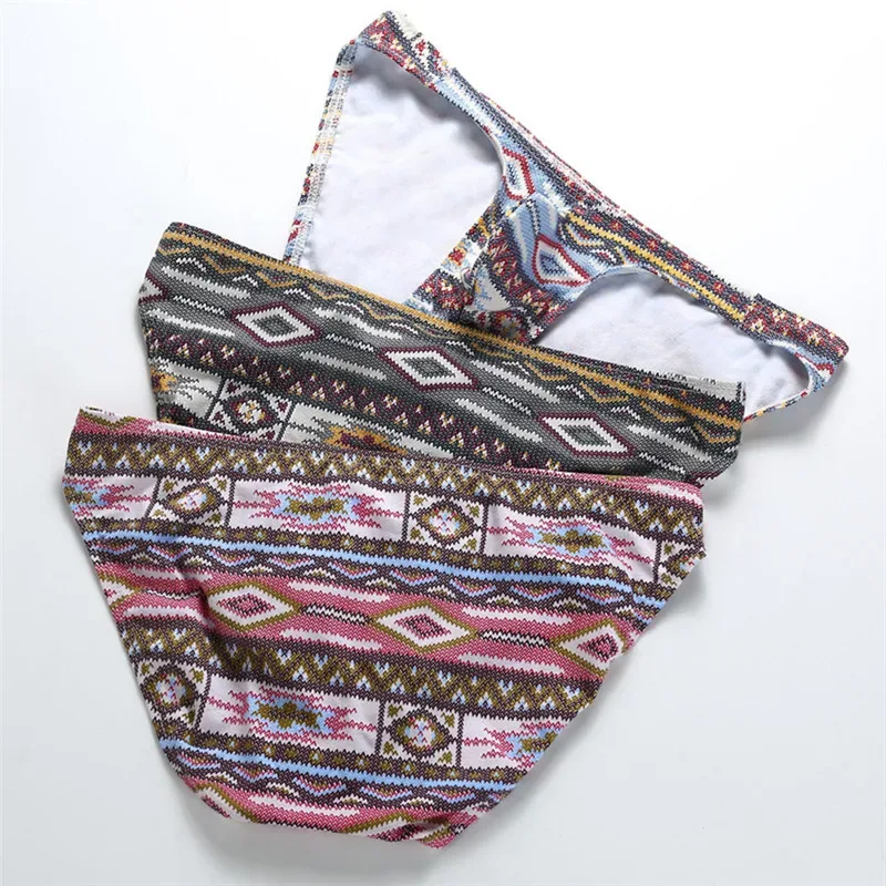 3PCS Briefs Mens Underwear Calzoncillos Hombre Slip Cotton Male Jockstrap Underpants Underware Man Pouch Brief — image 6