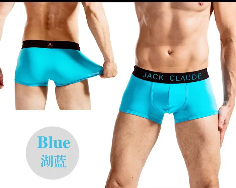 Herr Underkläder Herr Boxer Herr Sexiga kalsonger För Herr Trosor Cuecas Mjuka kalsonger Cueca Boxer Herr bokserki Calzoncillos Nyhet — image 6