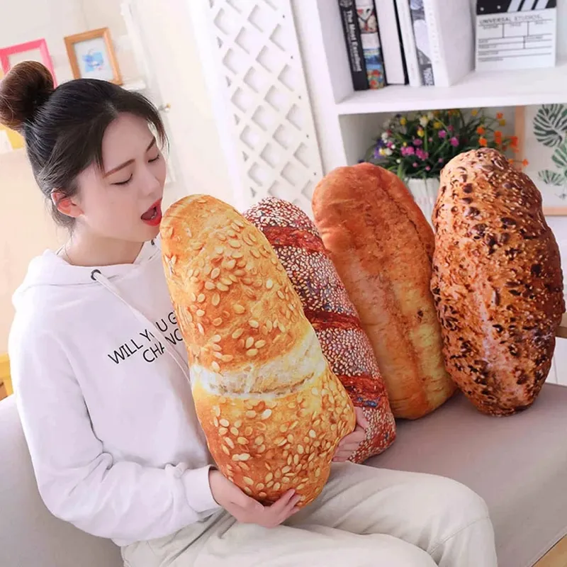 קטיפה קרם לחם סופגנייה ממולא כרית צעצוע כרית רכה קישוט מסעדה מתנת יום הולדת מתנת יום הולדת