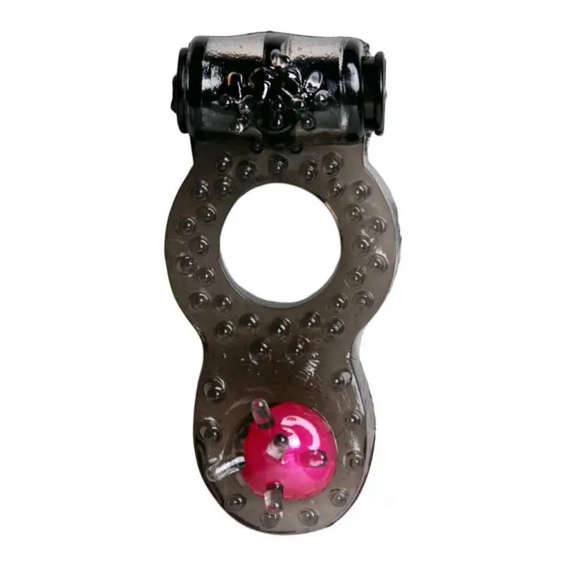 Triple Couples Dual Pleasure késleltetés Gyűrű Vibráló Ring csikló stimulátor hosszabb erekció intenzív magömlés Szexjátékok férfiaknak — image 4