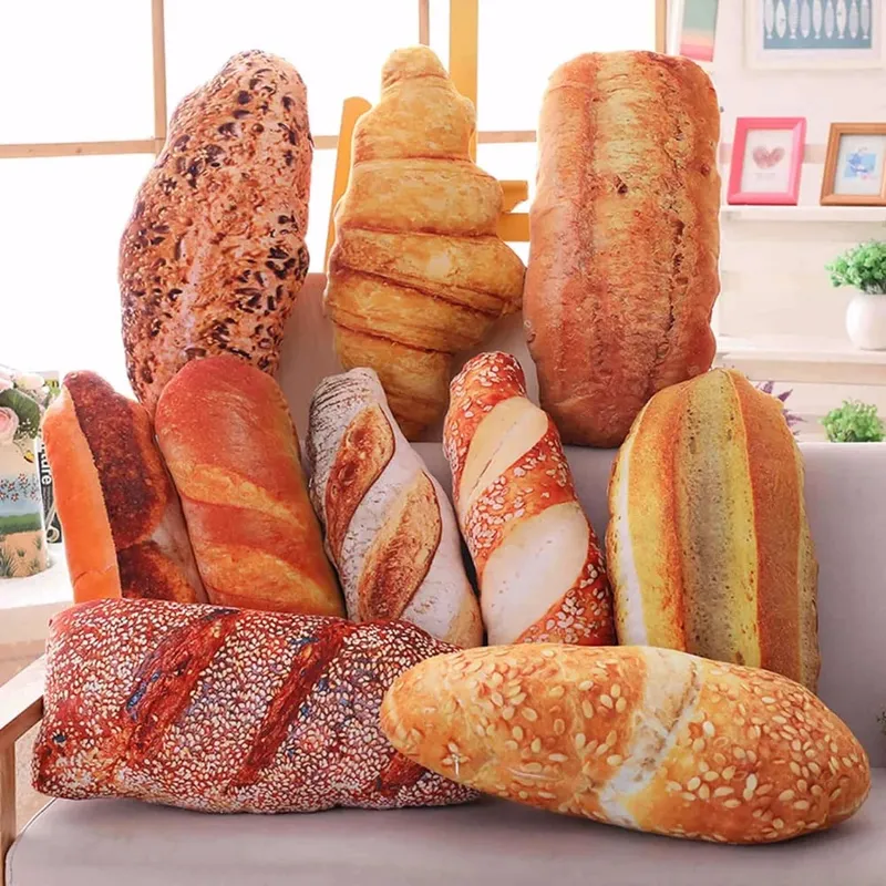 קטיפה קרם לחם סופגנייה ממולא כרית צעצוע כרית רכה קישוט מסעדה מתנת יום הולדת מתנת יום הולדת