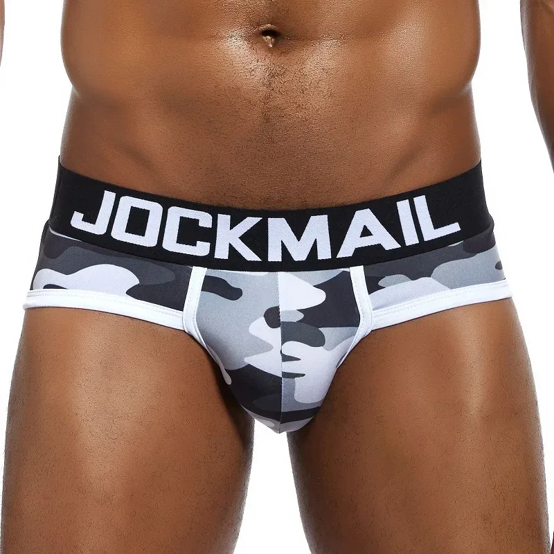 Mapaglarong masaya Sexy Men Underwear Print Underpants Ice silk Briefs Cueca Gay Male Panties Slip 21 Pattern design Shorts — image 34