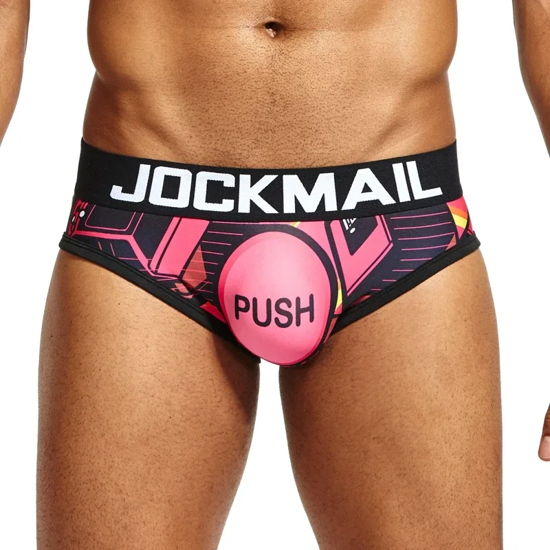 Mapaglarong masaya Sexy Men Underwear Print Underpants Ice silk Briefs Cueca Gay Male Panties Slip 21 Pattern design Shorts — image 26