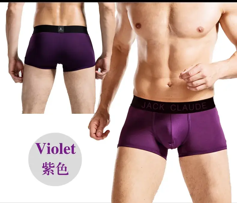 Herr Underkläder Herr Boxer Herr Sexiga kalsonger För Herr Trosor Cuecas Mjuka kalsonger Cueca Boxer Herr bokserki Calzoncillos Nyhet — image 5