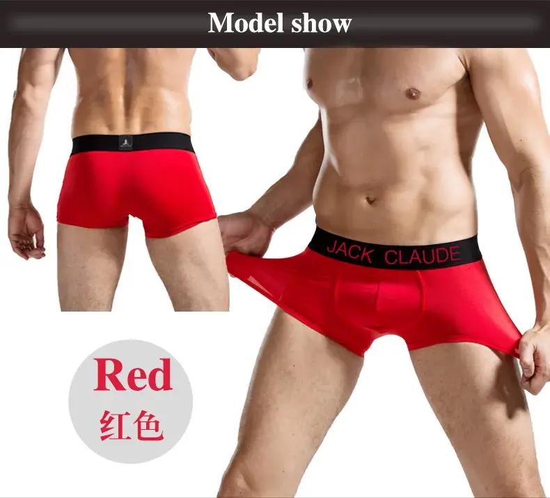 Herr Underkläder Herr Boxer Herr Sexiga kalsonger För Herr Trosor Cuecas Mjuka kalsonger Cueca Boxer Herr bokserki Calzoncillos Nyhet — image 2