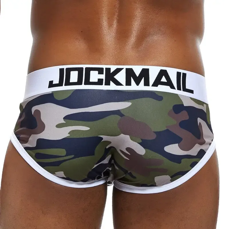 Mapaglarong masaya Sexy Men Underwear Print Underpants Ice silk Briefs Cueca Gay Male Panties Slip 21 Pattern design Shorts — image 33
