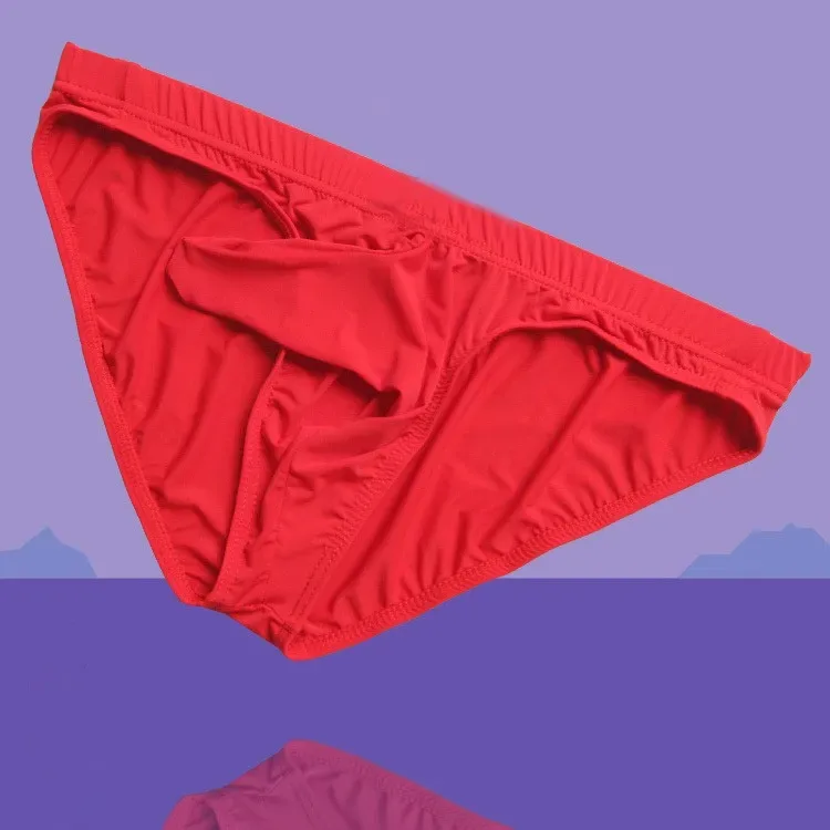 Fri frakt Sexig mysig is silkeslen bikini för män med penisärm Bekväma herrunderkläder mysiga strumpor — image 10