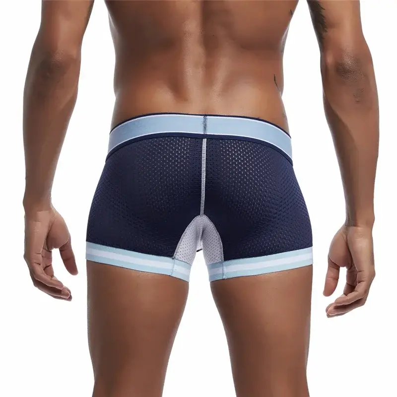 cotton mesh panlalaking damit na panloob fashion low-waist briefs shorts sports casual boxer trunks