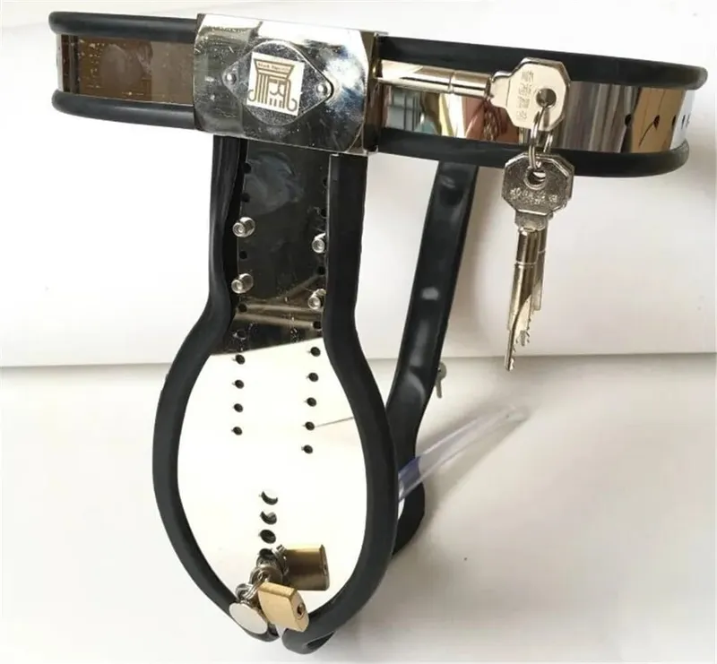 Adjustable Male Chastity Belt Cock Cage Penis Rings Removable Anal Beads Butt Plug Adult Sex Toys for Men BDSM Bondage Equipment — image 6