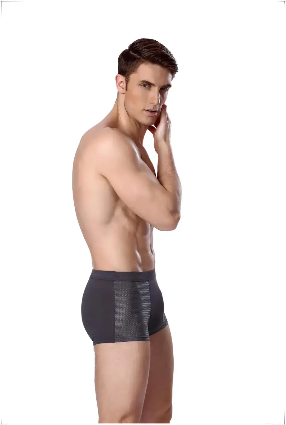 8 pçs/lote roupa interior boxer shorts masculinos malha verão homem sexy quente bolsa calcinha tamanhos grandes 5xl 6xl 7xl 8xl troncos — image 8