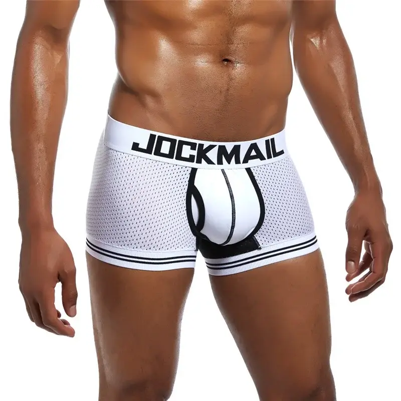 cotton mesh panlalaking damit na panloob fashion low-waist briefs shorts sports casual boxer trunks