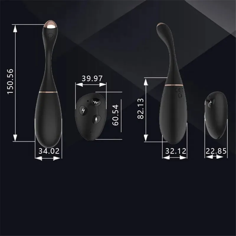 Sound Remote Control Jumping Egg Electric Shock G Spot Vagina Stimulator Kegel Exercise Balls Bullet Vibrator Sex Toys For Woman