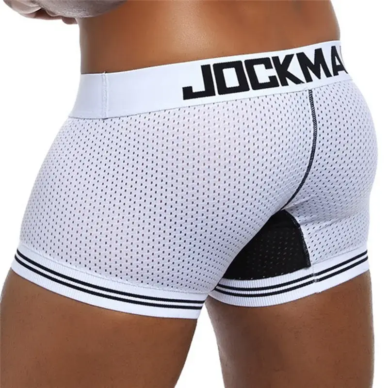 cotton mesh panlalaking damit na panloob fashion low-waist briefs shorts sports casual boxer trunks