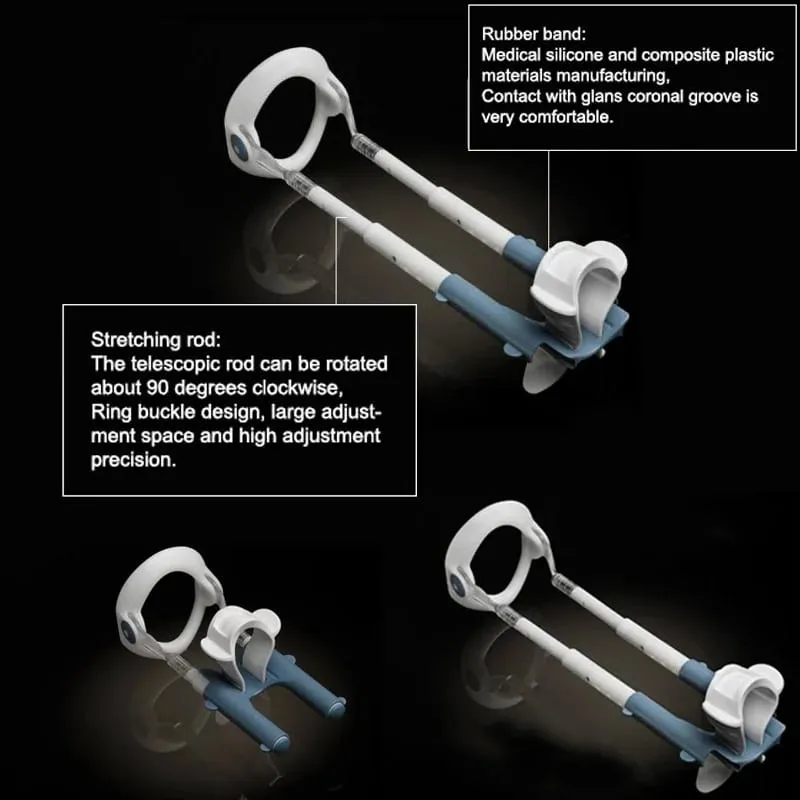 Penis Enlargement Penis Extender Edge Stretcher System Enhancer Pene Increase Sex Toy For Male Adult Dick Penis pump Sex Product — image 6