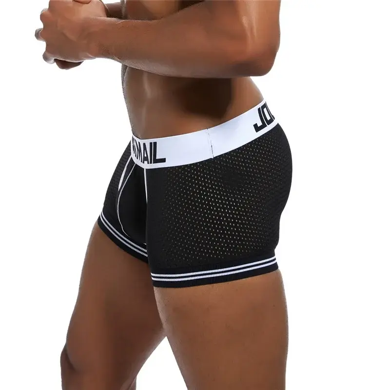 cotton mesh panlalaking damit na panloob fashion low-waist briefs shorts sports casual boxer trunks
