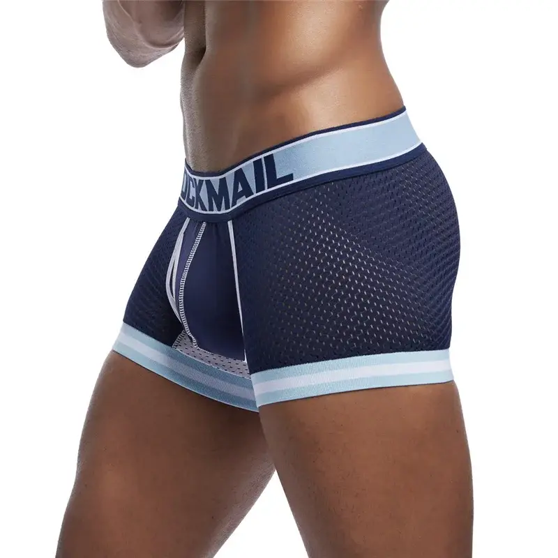 cotton mesh panlalaking damit na panloob fashion low-waist briefs shorts sports casual boxer trunks