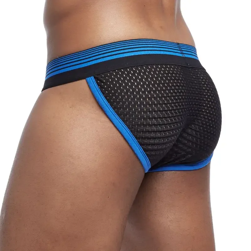Sexy Underwear Men Tanga Hombre Mesh Gay Underwear Bikini Calzoncillos Hombre Slip Shorts Lalaki Panties Jockstraps Breathable