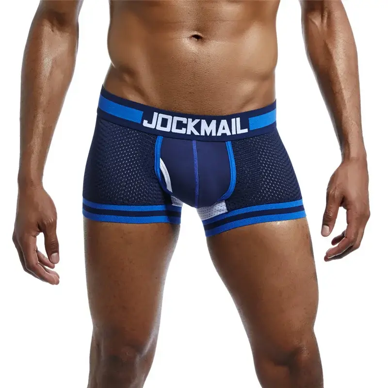cotton mesh panlalaking damit na panloob fashion low-waist briefs shorts sports casual boxer trunks