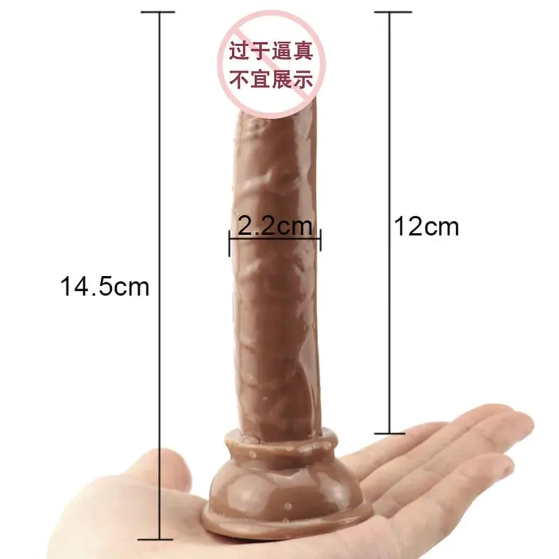 Ερωτικό μαλακό ζελέ Dildo πρωκτικό βύσμα γλουτών Ρεαλιστική ισχυρή βεντούζα πέους Παιχνίδι πουλί για ενήλικες σεξ με σημείο G για γυναίκες
