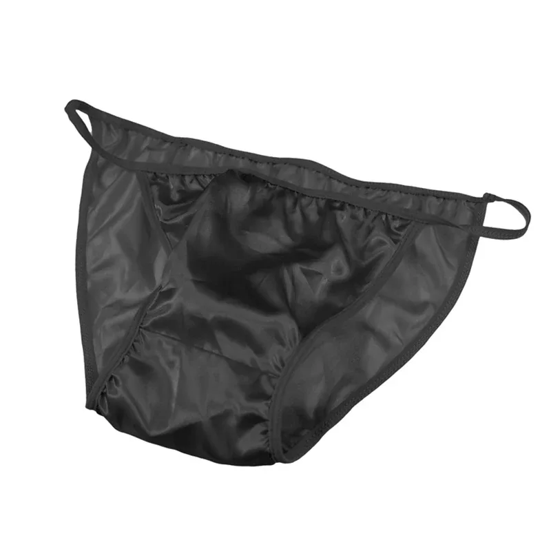 Hot Sexy Low-Waist Men Smooth Nylon Underpants Panties Briefs Underwear 1090 — image 4